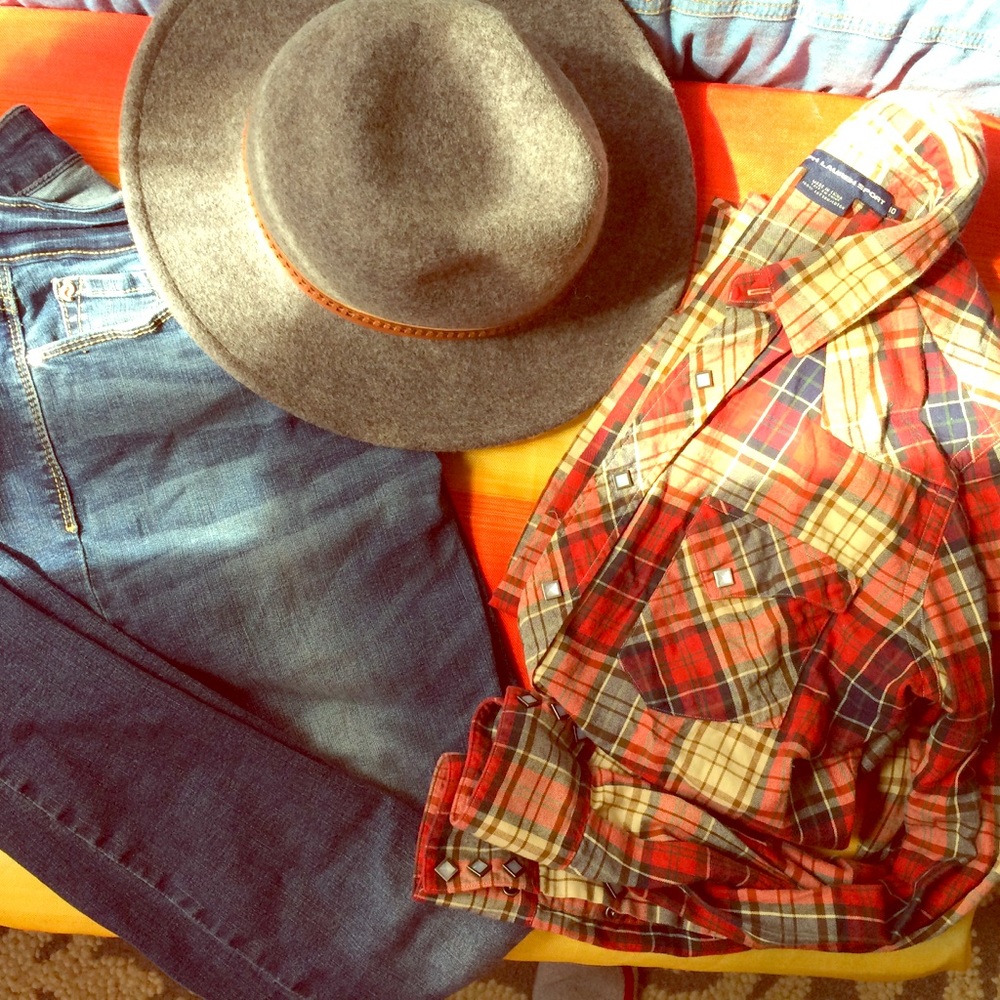 Ralph Lauren Sport Plaid Snap Shirt
